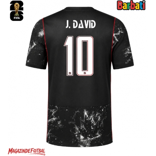 Canada Jonathan David #10 Tricou Fotbal Replică Mondial 2026 Barbati Deplasare Canada Jonathan David #10 Tricou Fotbal Replică Mondial 2026 Barbati Deplasare